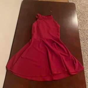 Maroon Dress